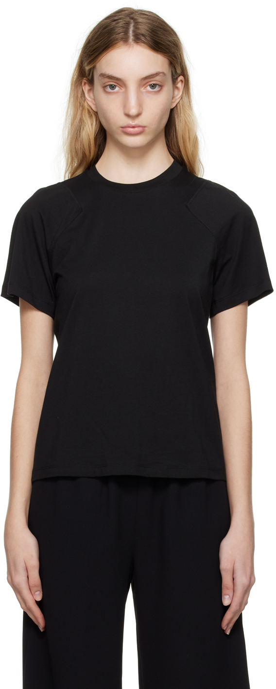 Black Laia T-Shirt by Mark Kenly Domino Tan Studio on Sale
