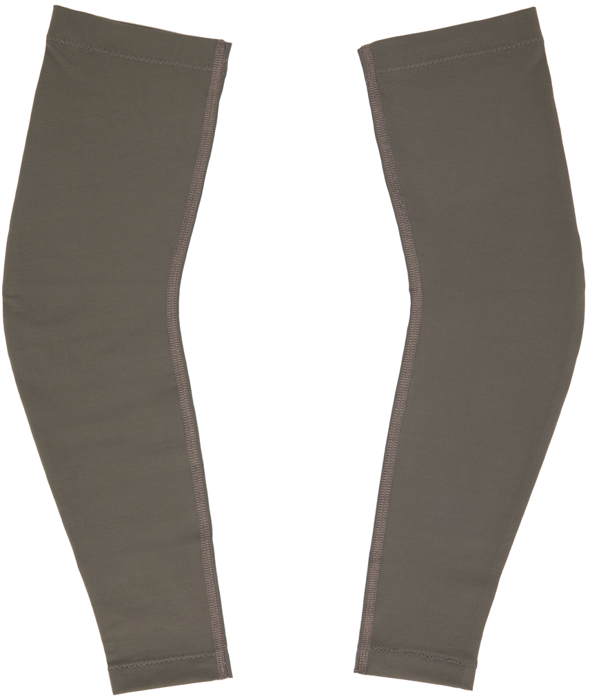 Satisfy: Taupe Coffee Thermal Arm Warmers | SSENSE Canada