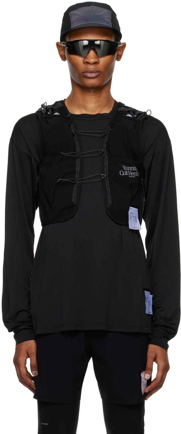 Satisfy Black 5L Hydration Vest SSENSE Canada
