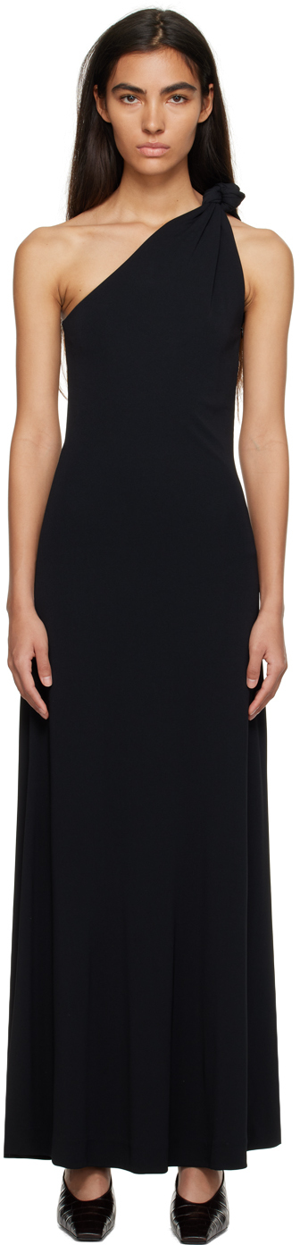 BITE: Black Point Midi Dress | SSENSE