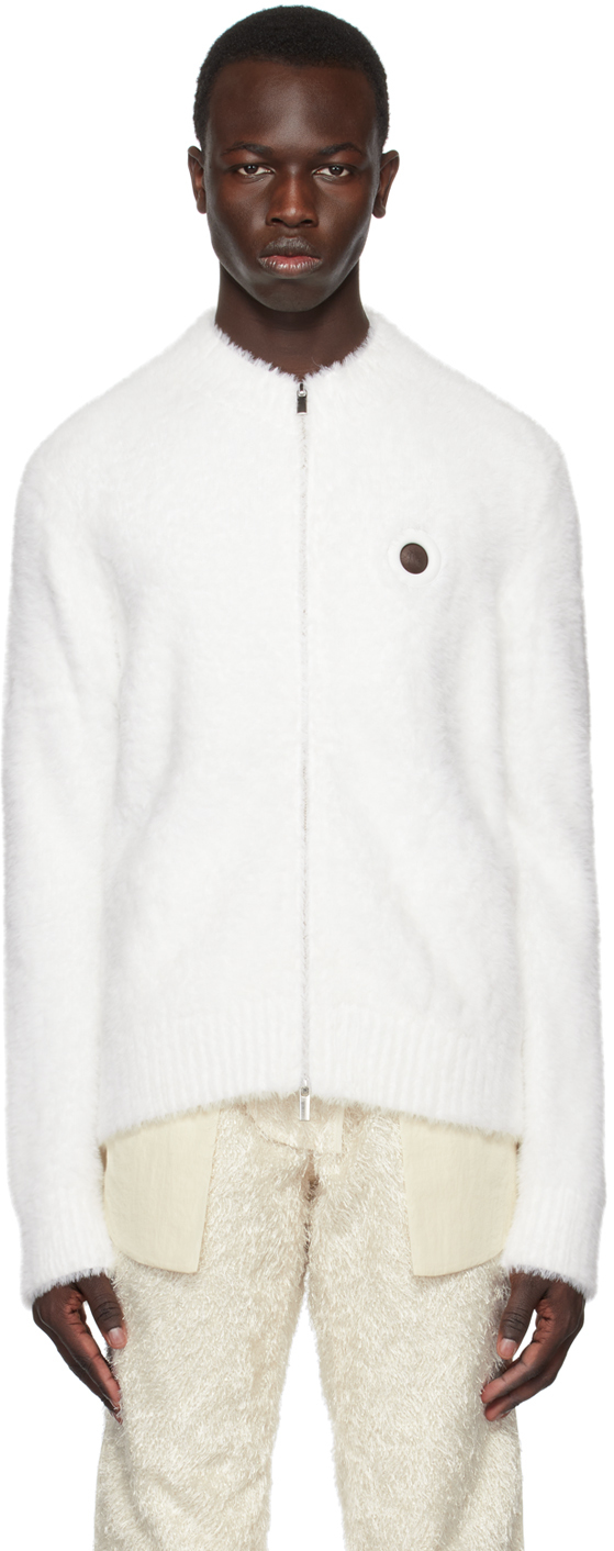 Craig Green SSENSE Exclusive White Fluffy Sweater