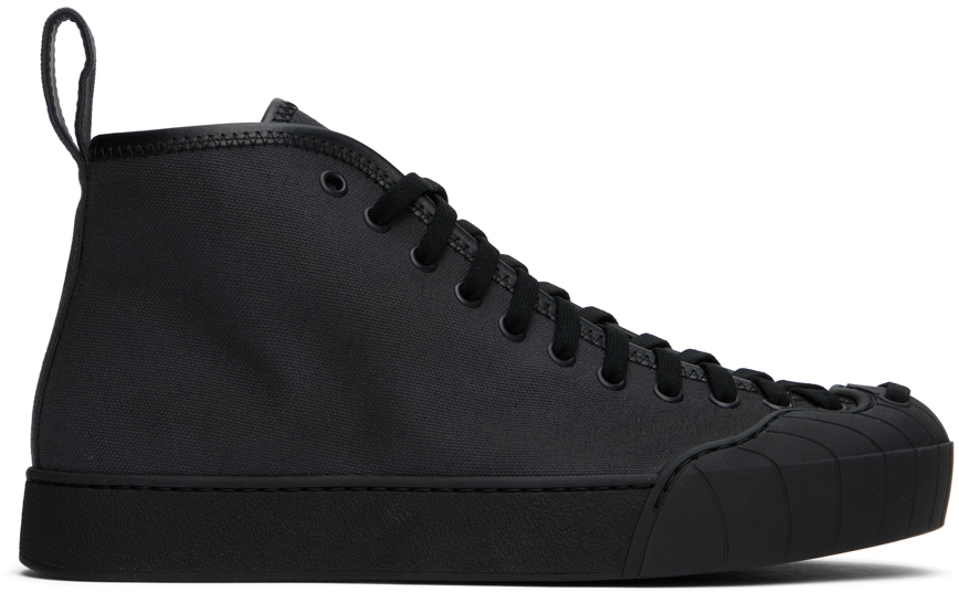 Sunnei Black Isi Sneakers In Dark Grey