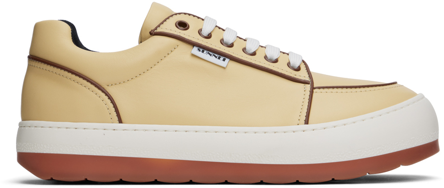 Sunnei Tan Dreamy Sneakers In Cream