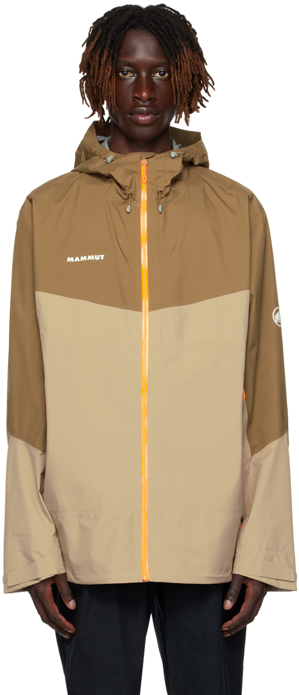 Mammut Khaki Convey Tour Hs Jacket In 7496 Safari-dark San