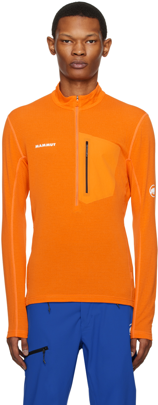 Mammut Orange Aenergy Light ml Sweatshirt In 2259 Tangerine