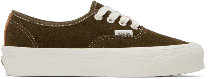 Vans Khaki Og Authentic Lx Trainers In Olive