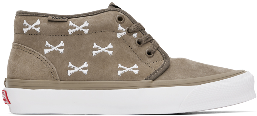 Taupe WTAPS Edition OG Chukka LX Sneakers by Vans on Sale