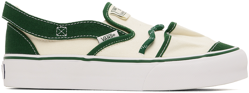 Vans: Off-White & Green Nicole McLaughlin Edition VP VR3 LX Slip