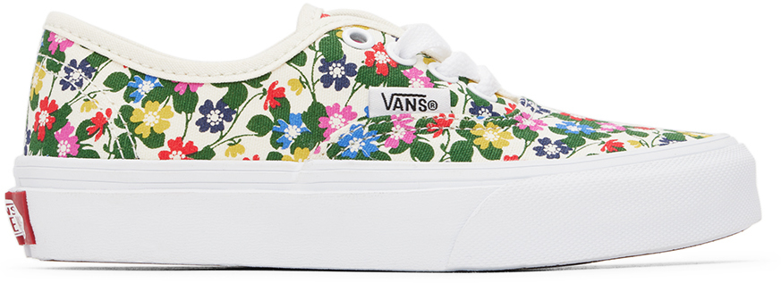 Baskets à fleurs effet patchwork Authentic t28-39 Enfant VANS à prix