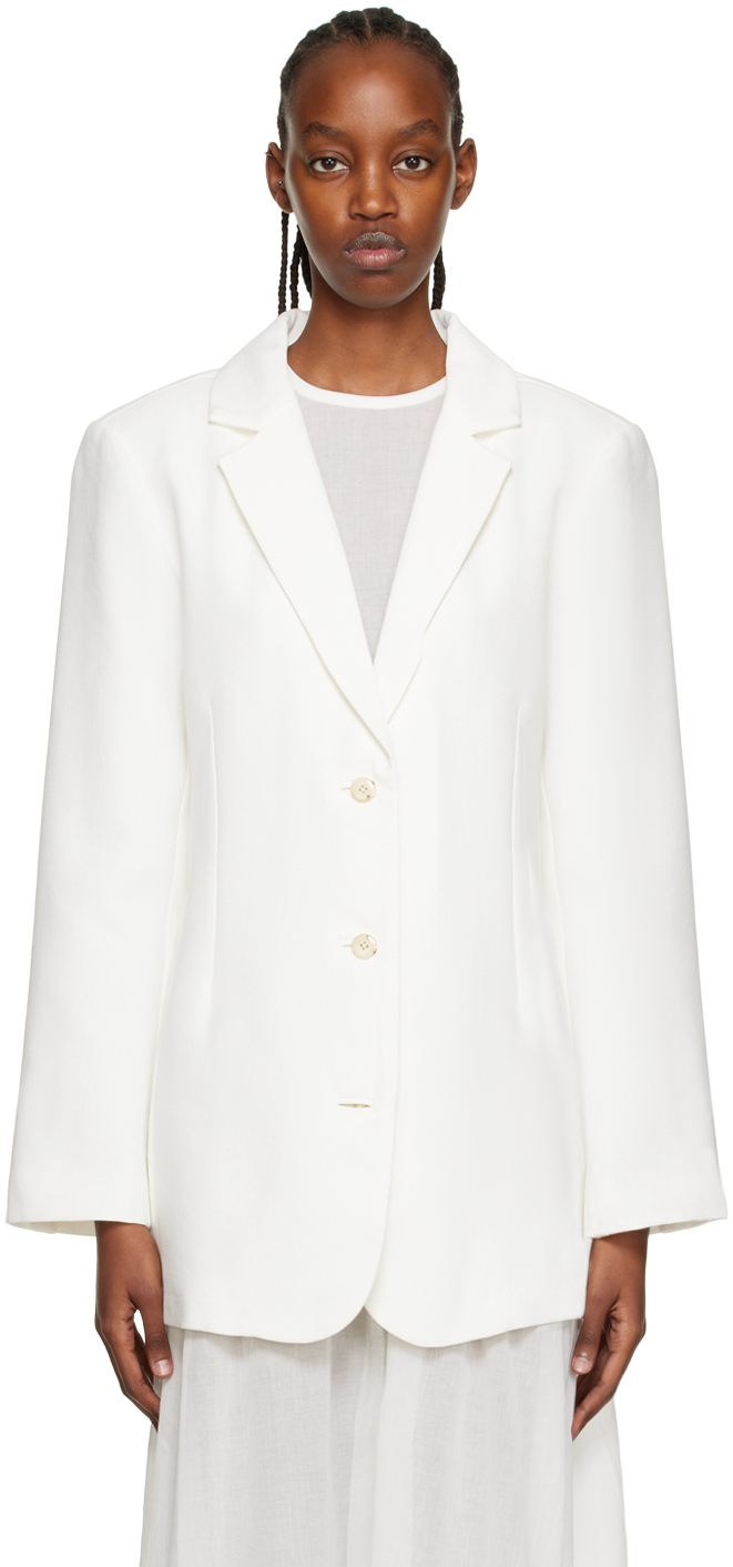 White Clemence Blazer