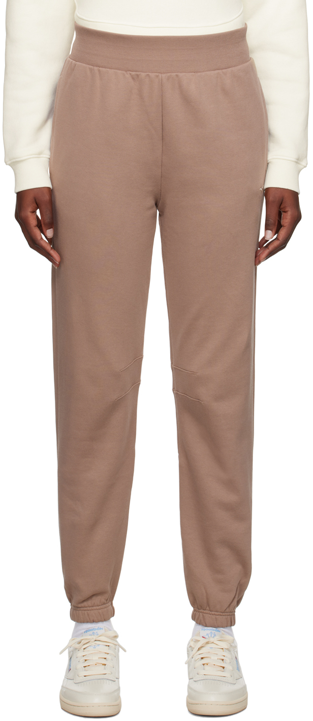 Taupe Embroidered Lounge Pants