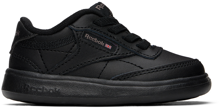 Reebok Baby Black Club C Sneakers In Core Black/core Blac