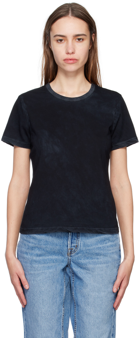 Black Corset Cropped T-Shirt Ssense Donna Abbigliamento Top e t-shirt T-shirt T-shirt a maniche corte 