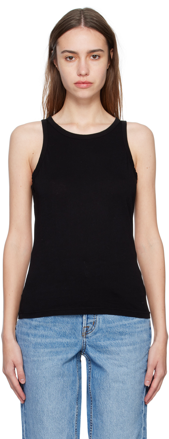 Black Stretch Polyester Camisole SSENSE Women Clothing Tops Camisoles 