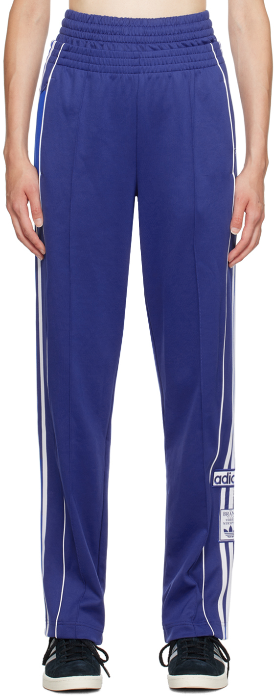 Blue Adibreak Lounge Pants by adidas Originals on Sale