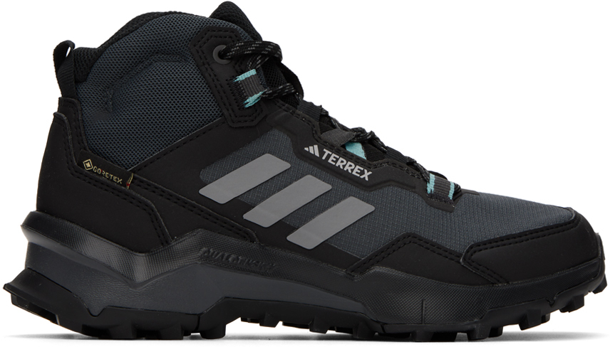 Adidas Women's Adidas Terrex Ax4 Mid Gore-tex Hiking Shoes In Black/grey/mint Ton | ModeSens