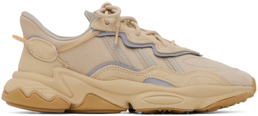 Adidas Originals Taupe Ozweego Trainers In St Pale Nude/light B