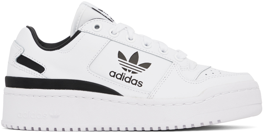 Adidas Originals Forum Bold Sneakers In White,black