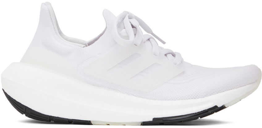 Shop Adidas Originals White Ultraboost Light Sneakers In Ftwr White / Ftwr Wh