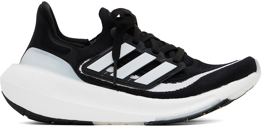 Adidas Originals Black & White Ultraboost Light Sneakers In Core Black / Ftwr Wh