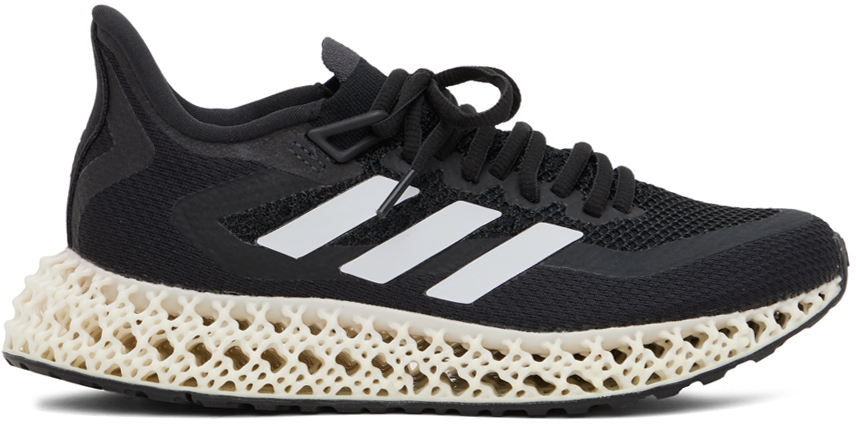 Shop Adidas Originals Black 4dfwd 2 Sneakers In Core Black / Ftwr Wh
