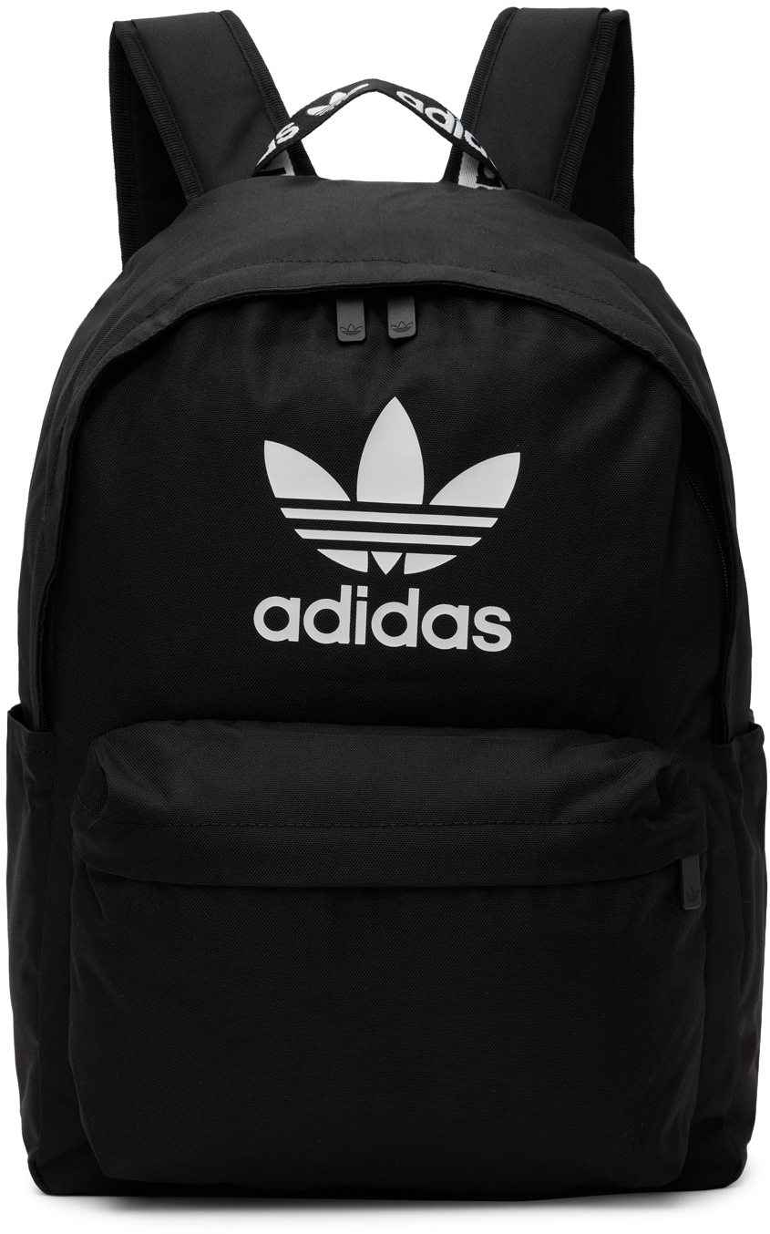 Black Adicolor Backpack by adidas Originals Sale