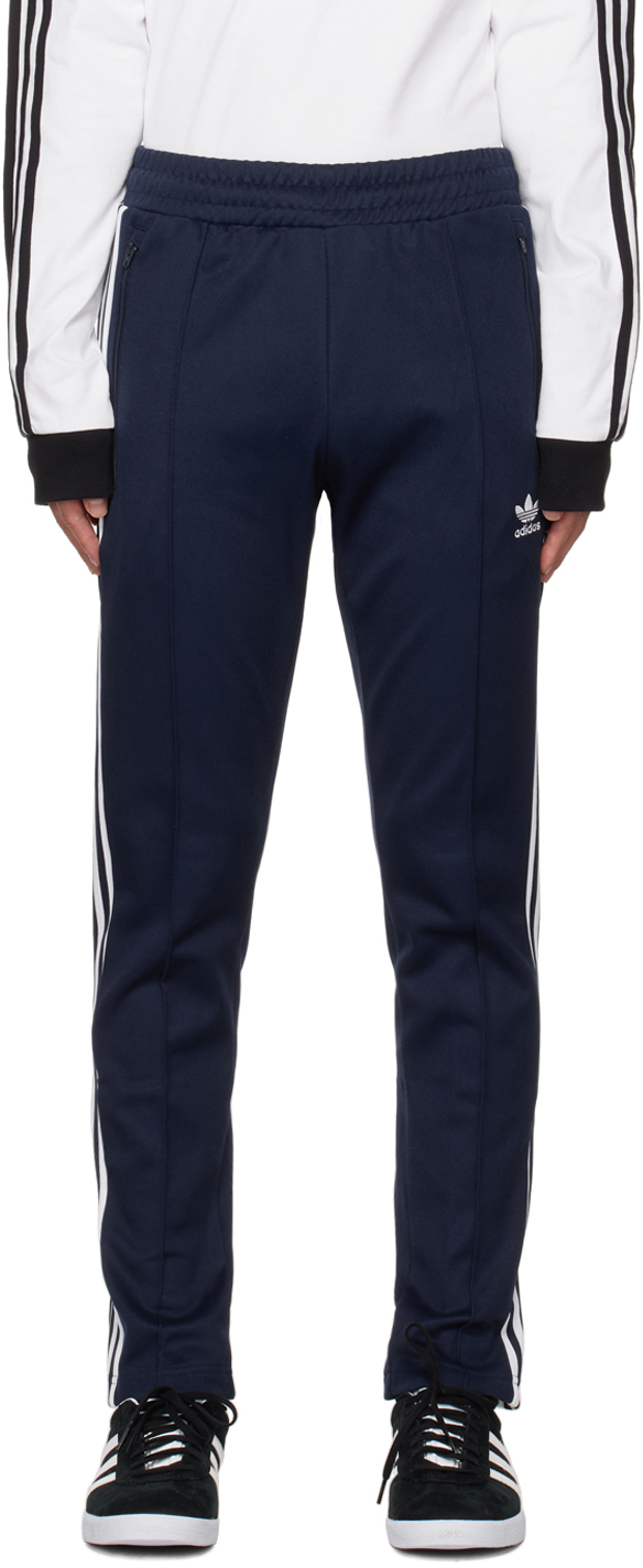 adidas Originals: Navy Adicolor Classics Beckenbauer Track Pants | SSENSE