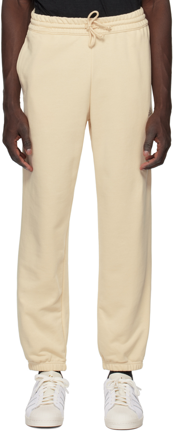 Adidas Originals Beige All Szn Lounge Trousers In Sand Strata