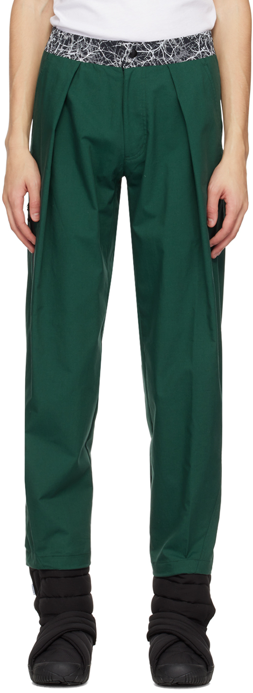 Adidas Originals Green Wander Terrex Trousers In Shadow Green