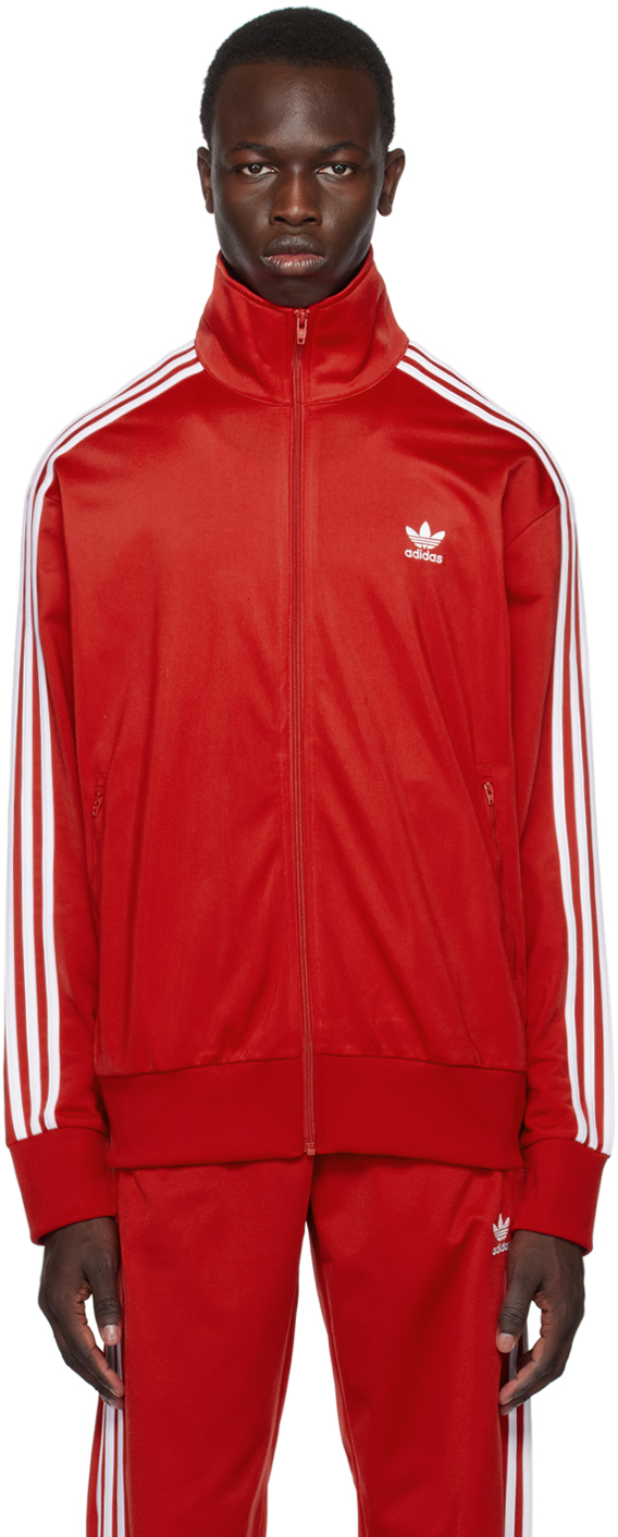 Red Jacket by adidas Originals on Sale