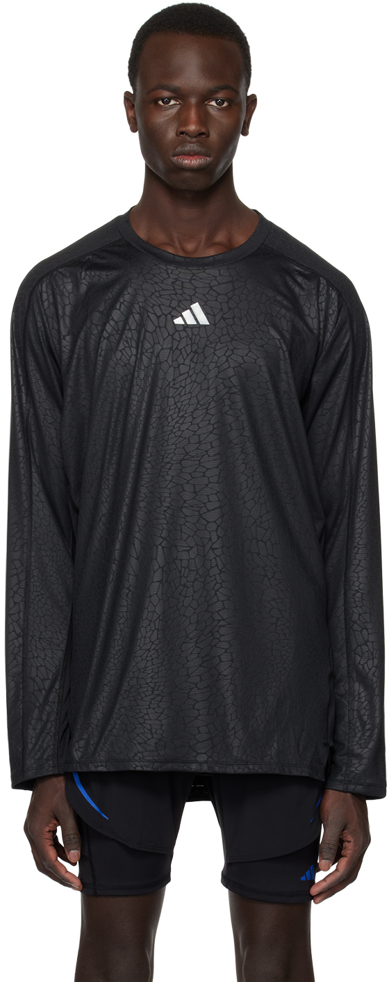 Adidas Originals Black Workout Long Sleeve T-shirt