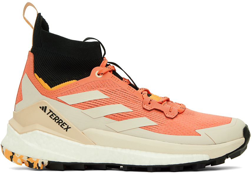 Shop Adidas Originals Orange And Wander Edition Free Hiker 2.0 Sneakers In Coral Fusion / Coral
