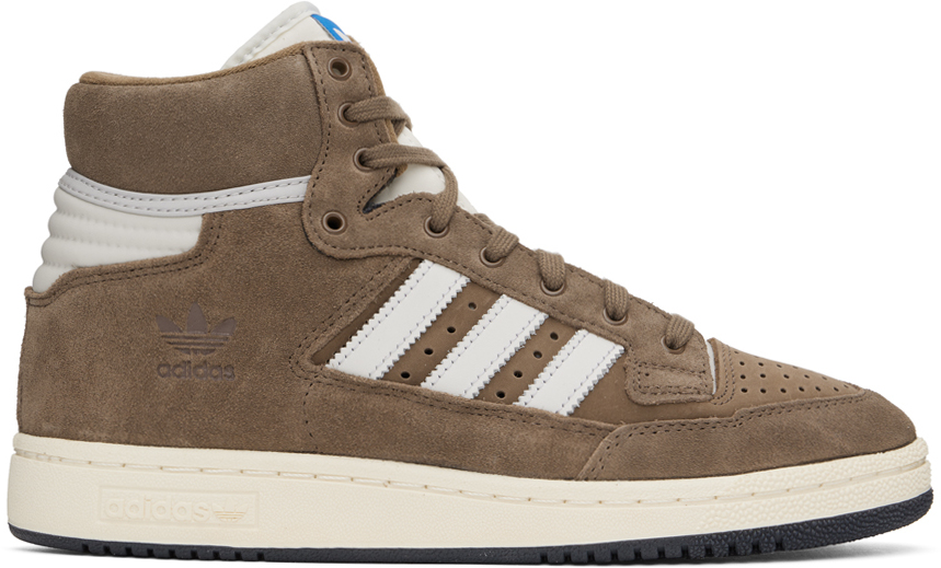 Shop Adidas Originals Taupe Centennial 85 Sneakers In Earth Strata/crystal