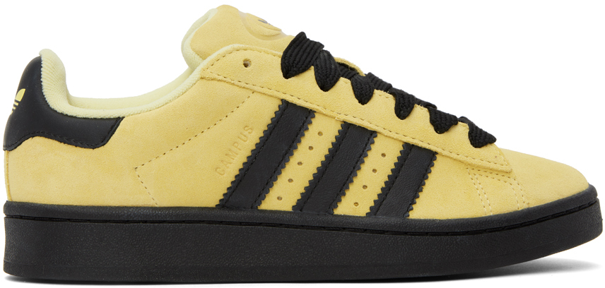 Adidas Originals Yellow Campus 00s Trainers In Almost Yellow/core B ...