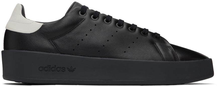 Shop Adidas Originals Black Stan Smith Recon Sneakers In Core Black/core Blac