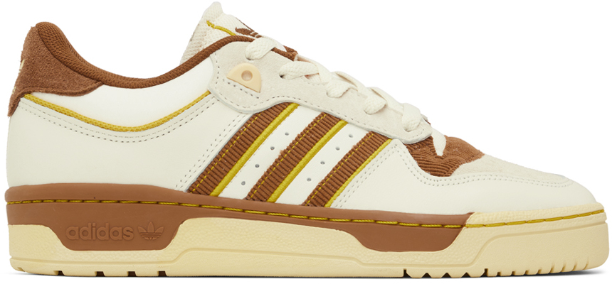 adidas Originals leather sneakers Rivalry Low 86 white color