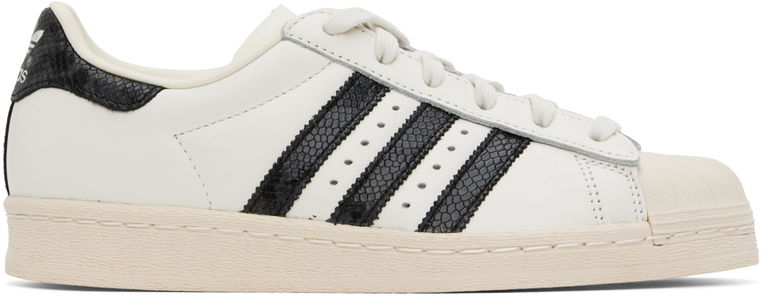 Shop Adidas Originals White Superstar 82 Sneakers In Core White/core Blac