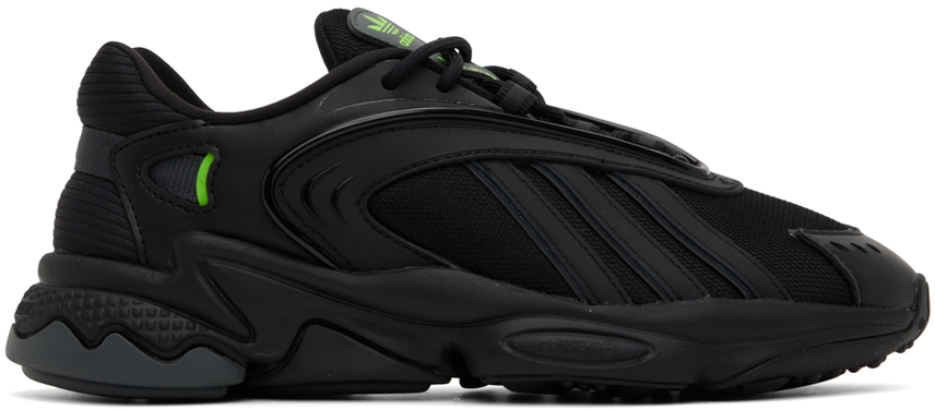 Adidas Originals Black Oztral Sneakers In Core Black/core Blac