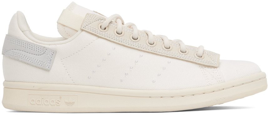 Adidas Originals Off-white Stan Smith Parley Trainers In Nude