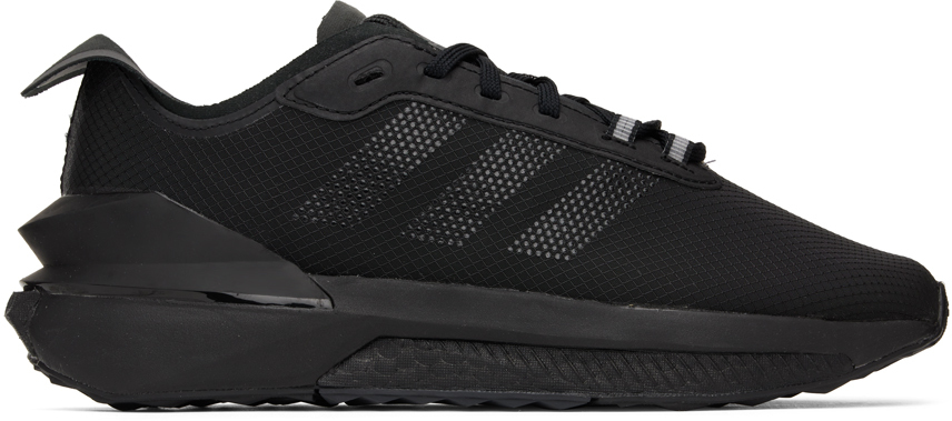 Shop Adidas Originals Black Avryn Sneakers In Core Black / Core Bl