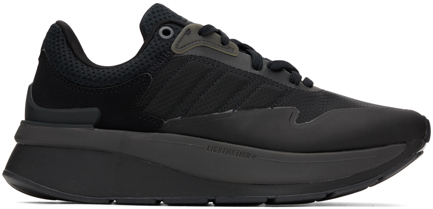 Shop Adidas Originals Black Znchill Sneakers In Core Black/carbon/ft