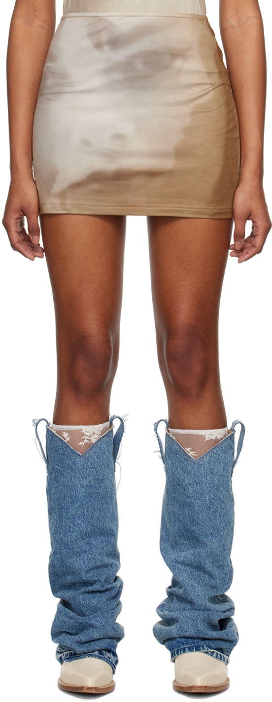 ELLISS BROWN EYES OPEN MINISKIRT