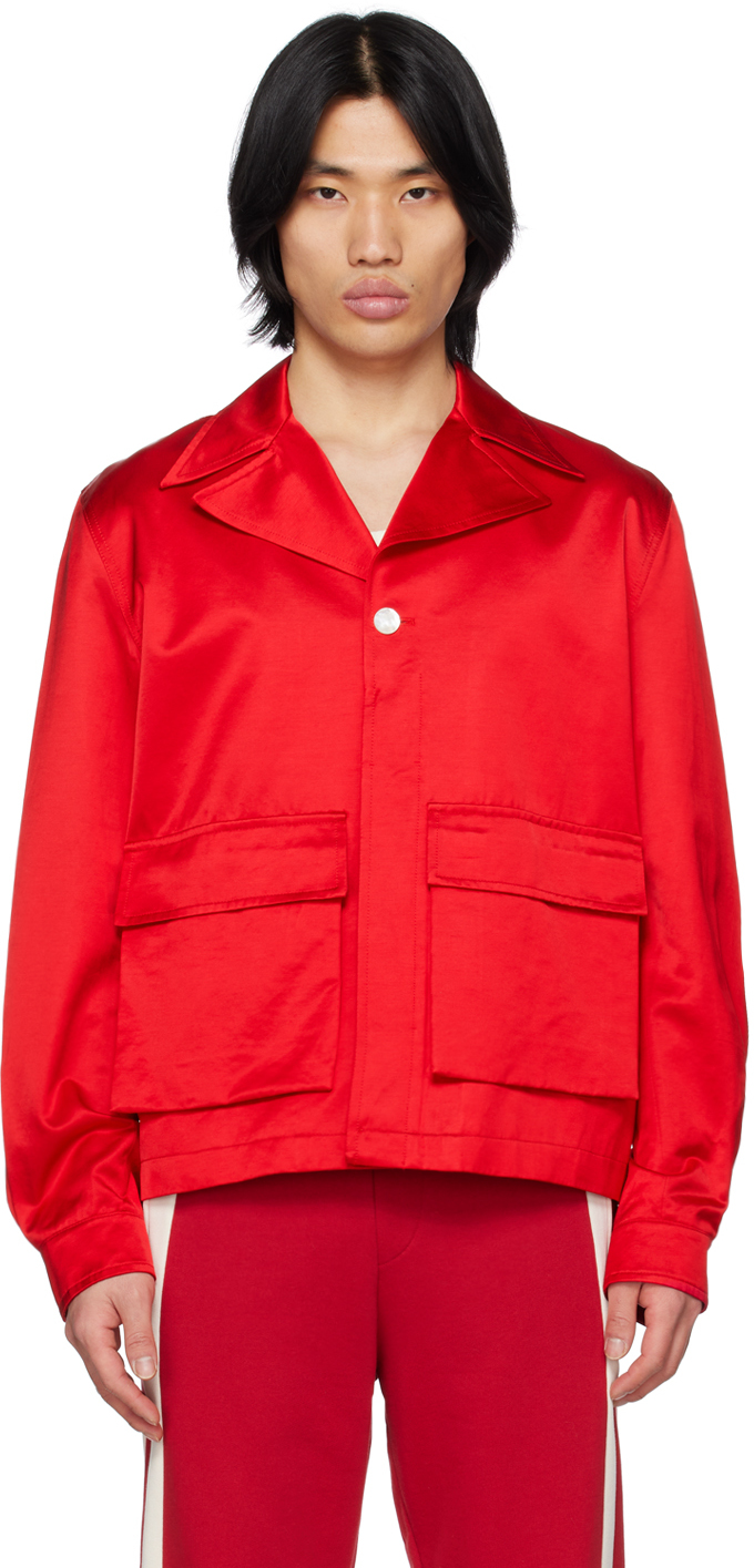 Wales Bonner: Red Unity Jacket | SSENSE