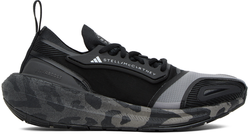 Shop Adidas By Stella Mccartney Black Ultraboost 23 Sneakers In Core Black / Core Bl