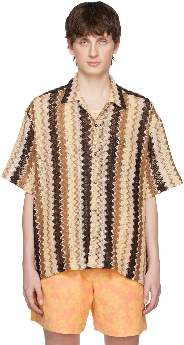 CMMN SWDN: Brown Ture Shirt | SSENSE