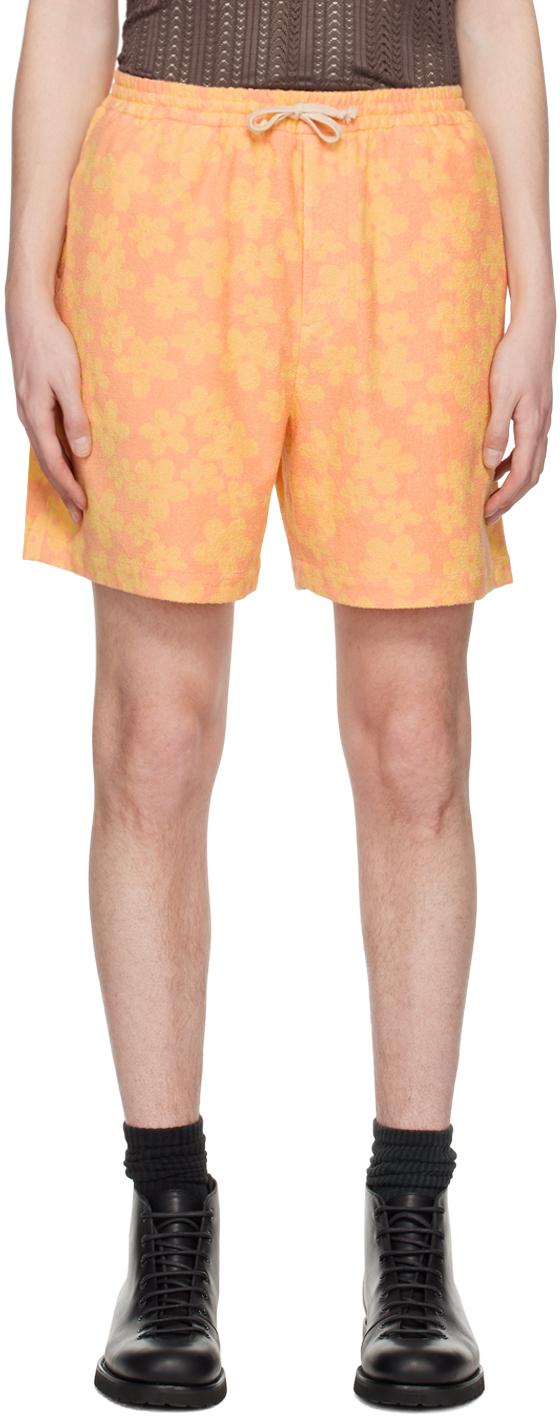 Pink Enzo Shorts by CMMN SWDN on Sale