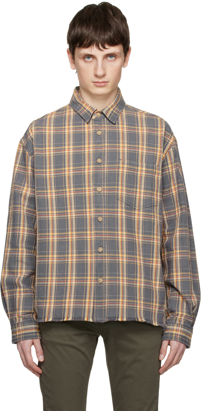 John Elliott Gray Hemi Shirt SSENSE UK