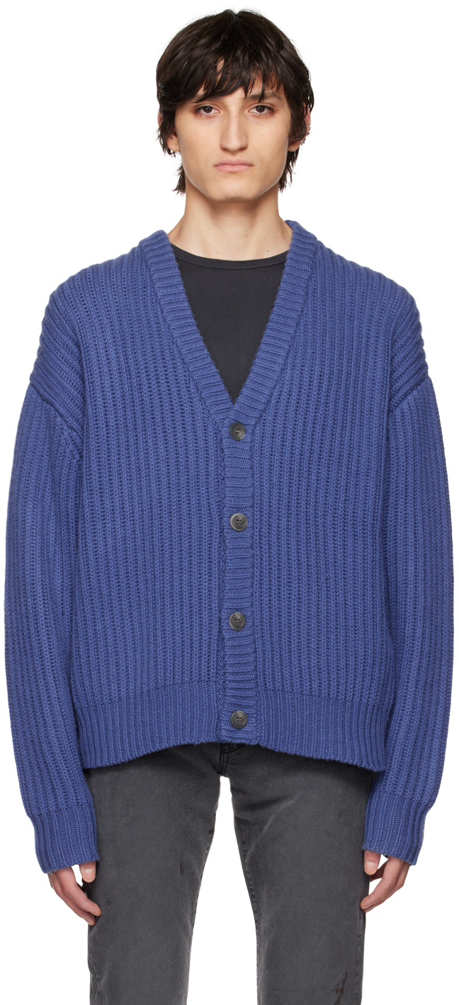 John Elliott: Blue Capri Cardigan | SSENSE UK