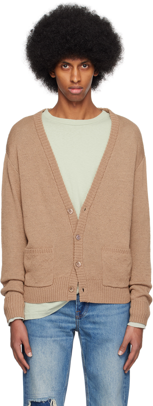 Brown High Twist Cardigan