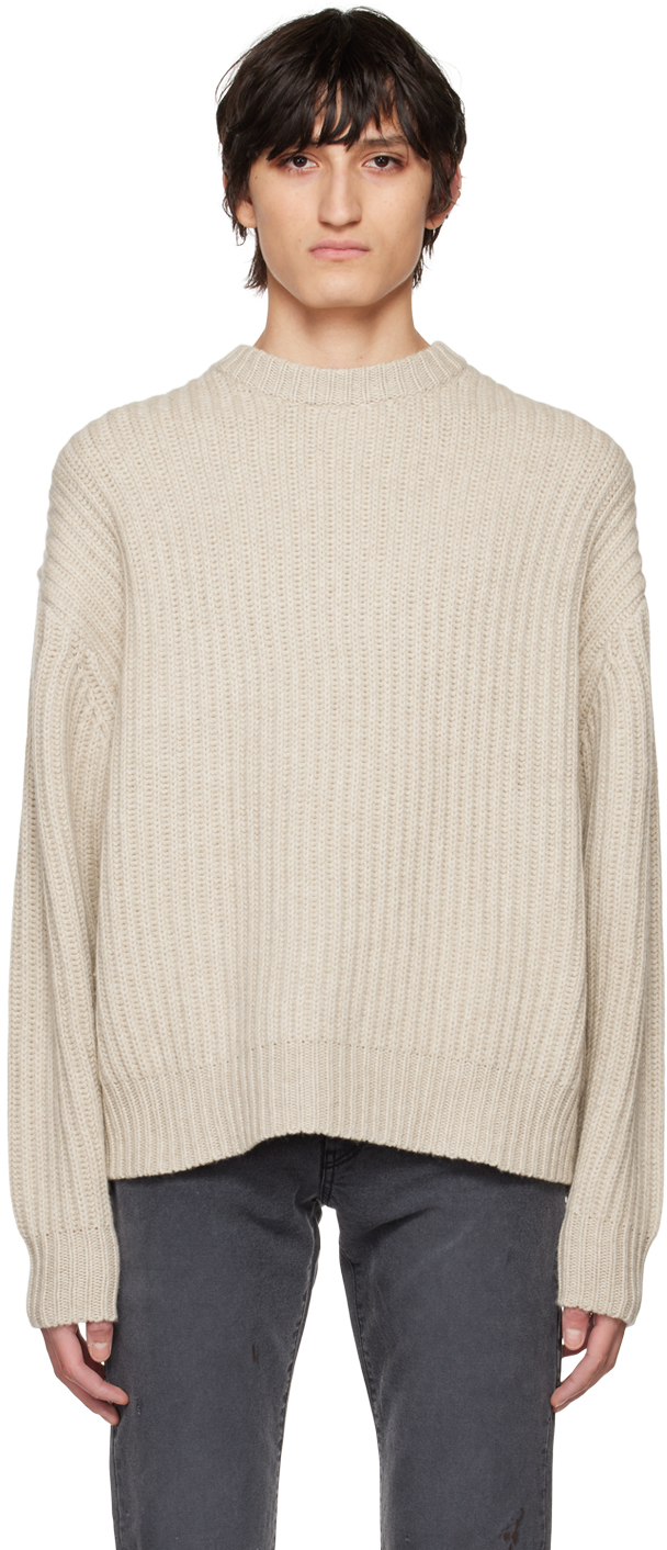 John Elliott: Beige Capri Sweater | SSENSE UK